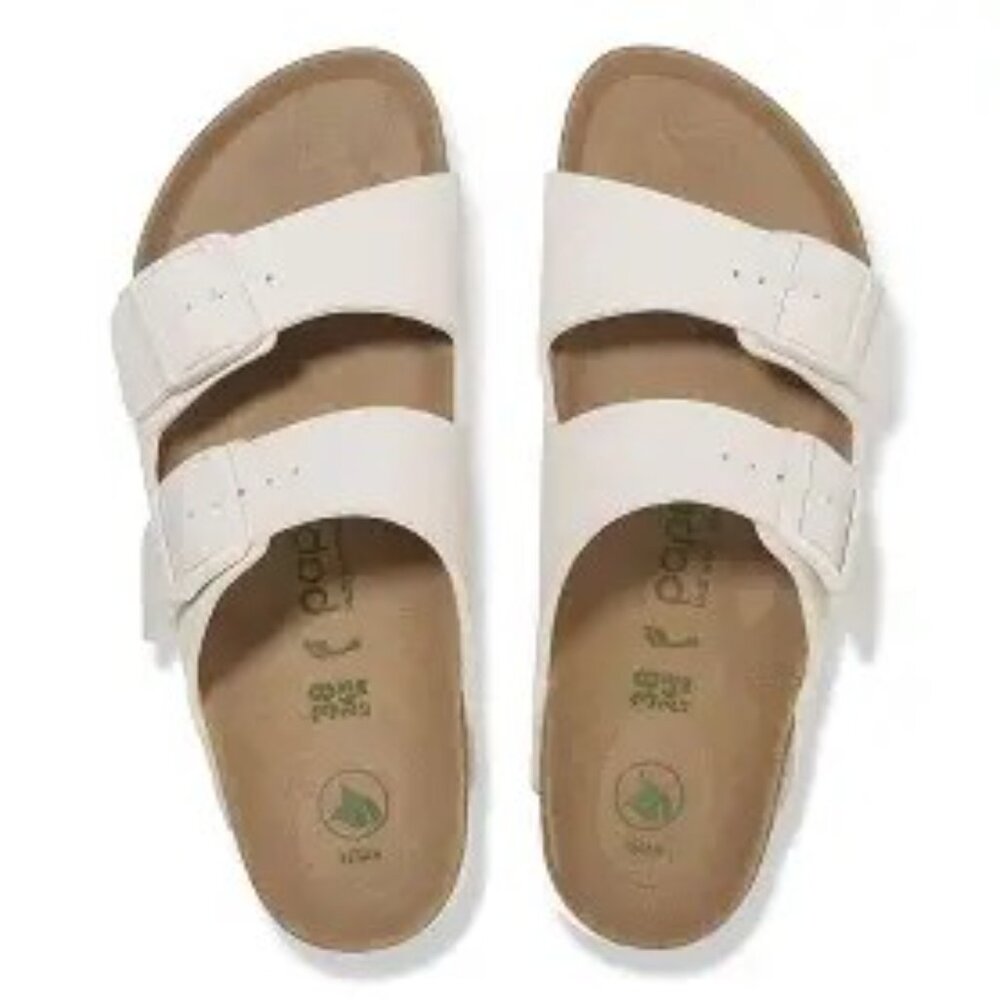 Papillio by Birkenstock $125 Arizona Platform Sandal - Vegan Eggshell Sz 39N NIB - Picture 2 of 6
